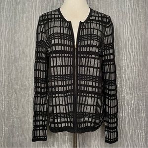 Ann Taylor zip front knit. NWOT